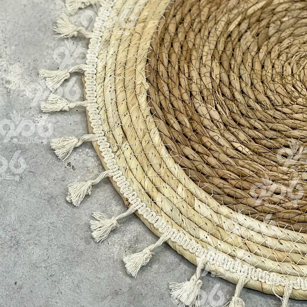 زیر بشقابی حصیری منگوله دار 562/3 — تصویر ۲