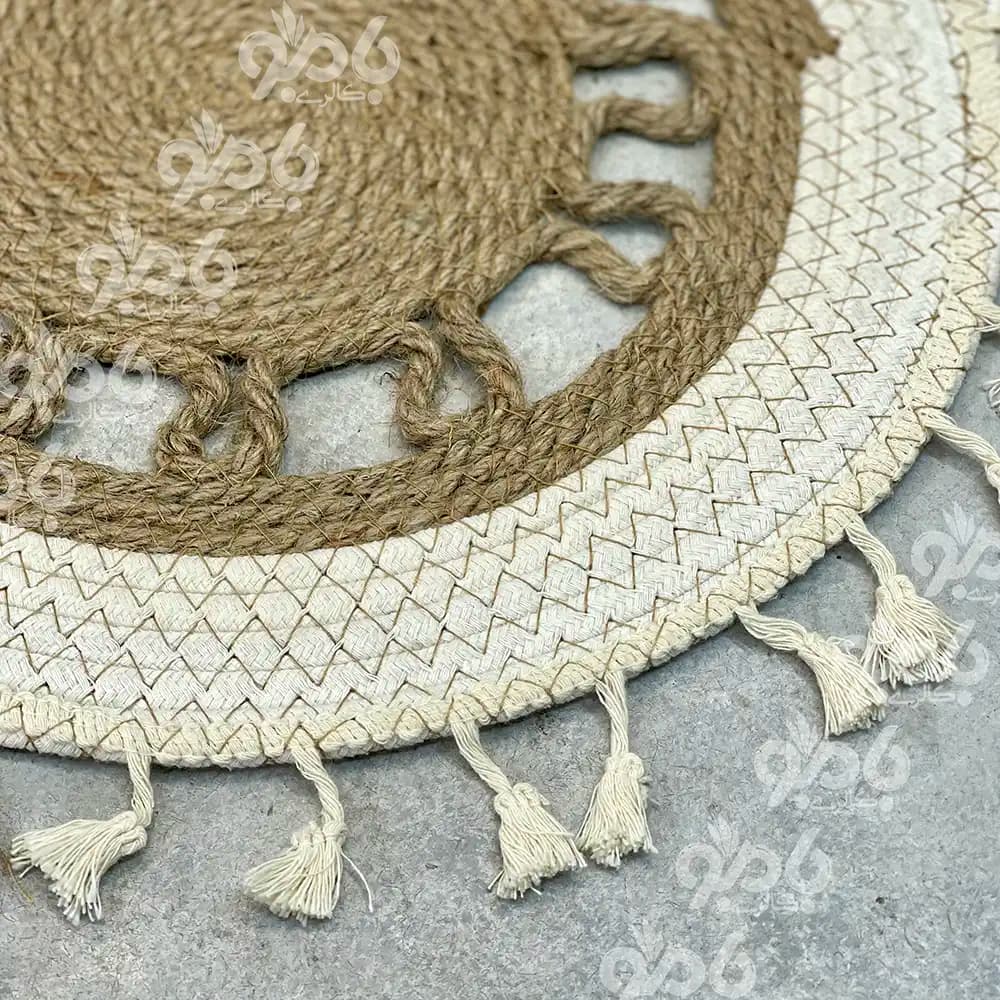زیربشقابی پارچه ای منگوله دار 896/12 — تصویر ۲