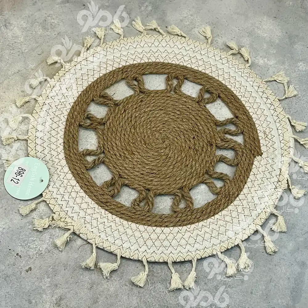 زیربشقابی پارچه ای منگوله دار 896/12