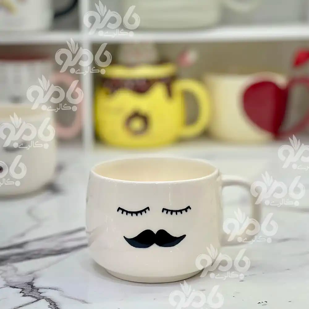ماگ سرامیکی تکست نیم ماگ آقا