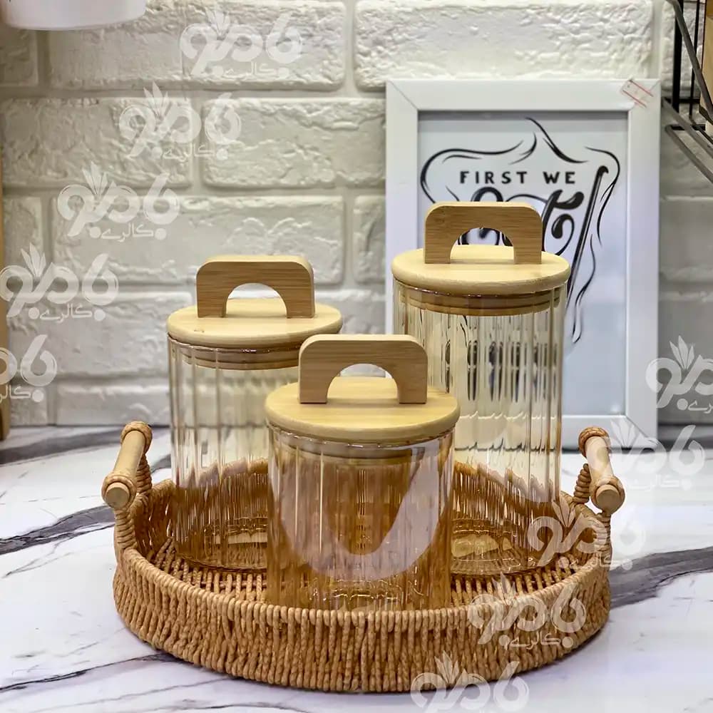 سینی طرح حصیری گرد وارداتی 600/412 — تصویر ۴