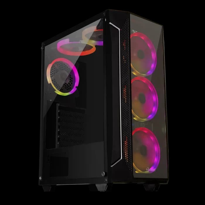 کیس گیمینگ فاطر مدل FG718 Black