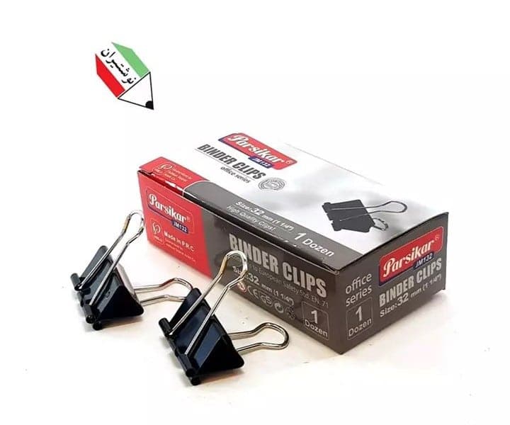 گیره دوبل مشکی سایز 51 151jm پارسیکار