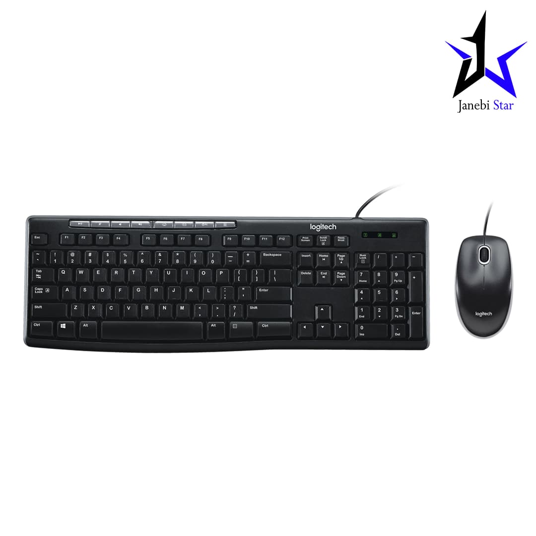 کیبورد و موس باسیم لاجیتک مدل MK200 — تصویر ۶