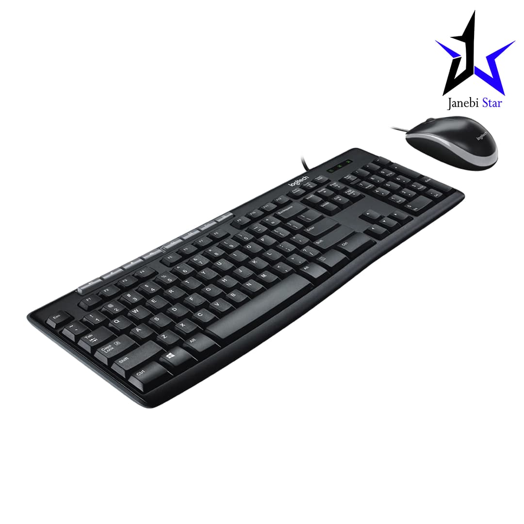 کیبورد و موس باسیم لاجیتک مدل MK200 — تصویر ۸