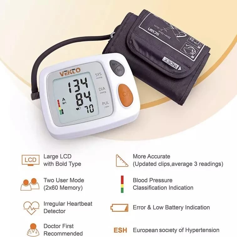 فشارسنج دیجیتال بازویی وکتو (VEKTO) LD-588 — تصویر ۲