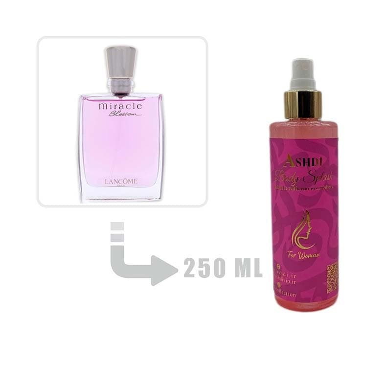 بادی اسپلش لانکوم میراکل بلوسوم زنانه 250 میل | Lancome Miracle Blossom for Woman 250ml