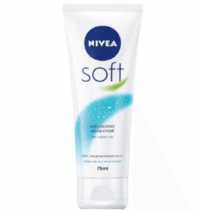 نیوآ کرم تیوپی نرم کننده و مرطوب کننده دست و صورت NIVEA SOFT MOISTURIZING CREAM 75 ML