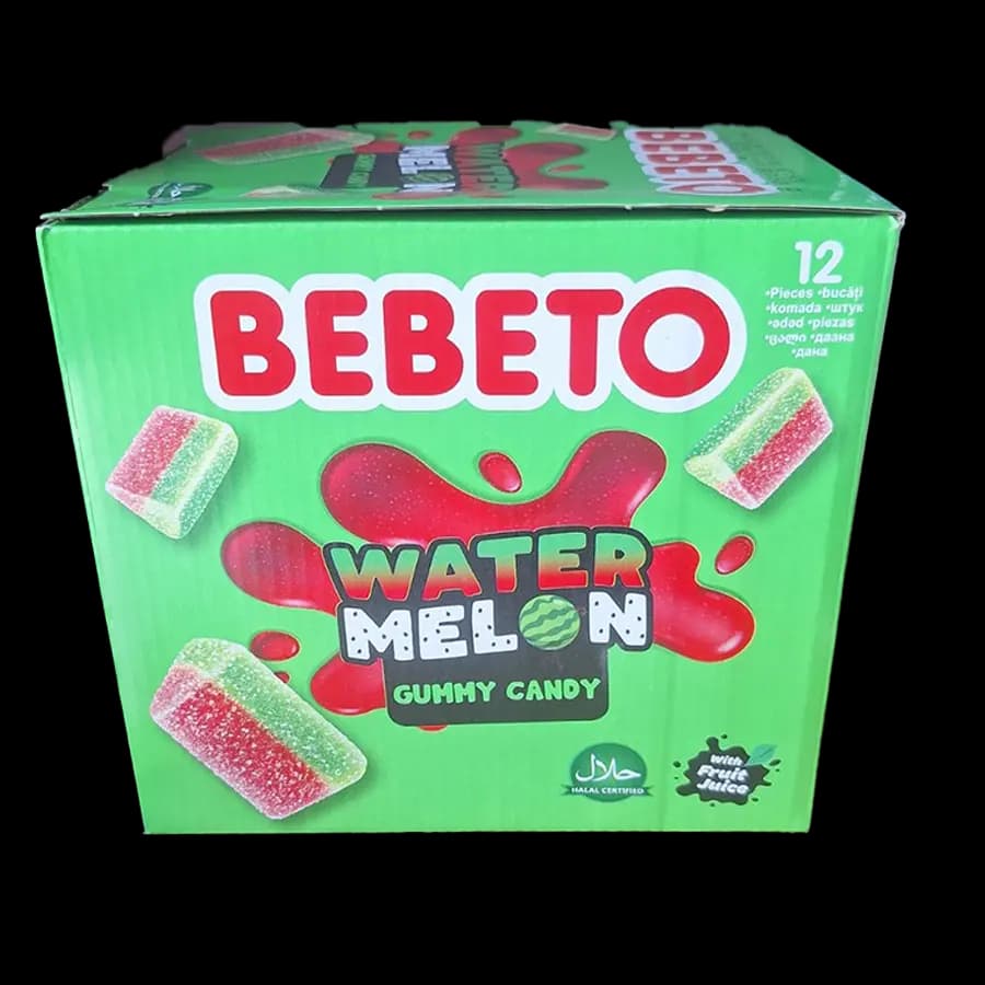 پاستیل ببتو طعم هندوانه 80 گرمی (Watermelon) بسته 12 عددی