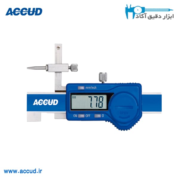 گیج اختلاف دو سطح دیجیتال 10-0 میلی متر Accud (اکود با گارانتی شرکتی) مدل 999-010-11