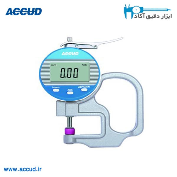 ضخامت سنج دیجیتال 0-10 میلی متر دقت 0.01 Accud (اکود با گارانتی شرکتی) مدل 441-010-11