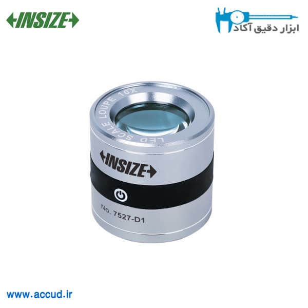 ذره بین 10x چراغ دار INSIZE (با گارانتی رسمی شرکت اینسایز) مدل 7527-D2