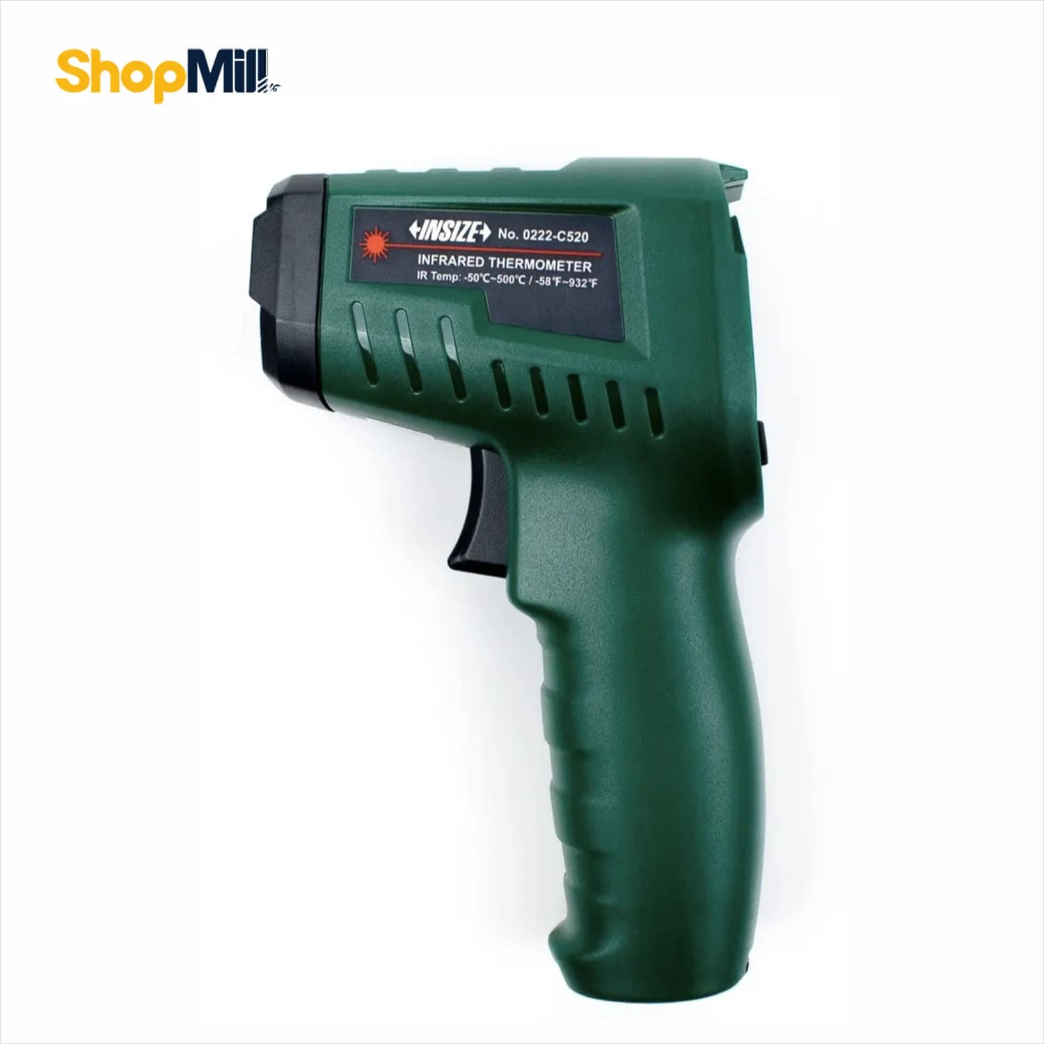 ترمومتر لیزری 500 + 50 – درجه سانتیگراد INSIZE (با گارانتی رسمی شرکت اینسایز) مدل 0222-C520 — تصویر ۲