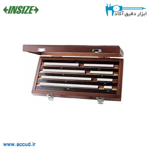 گیج بلاک استیل طول بلند 8 پارچه گرید صفر INSIZE (با گارانتی رسمی شرکت اینسایز) مدل 4100-8