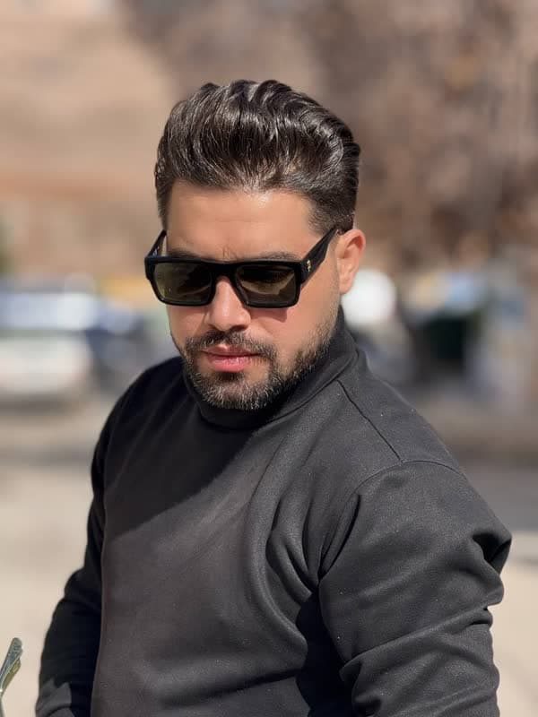 عینک آفتابی پلیس مدل SPL12 فریم مشکی عدسی مشکی — تصویر ۳