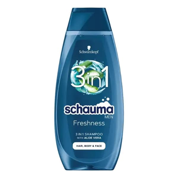 شامپو شوما مدل 3در1 Freshness حجم 400 میلی‌لیتر