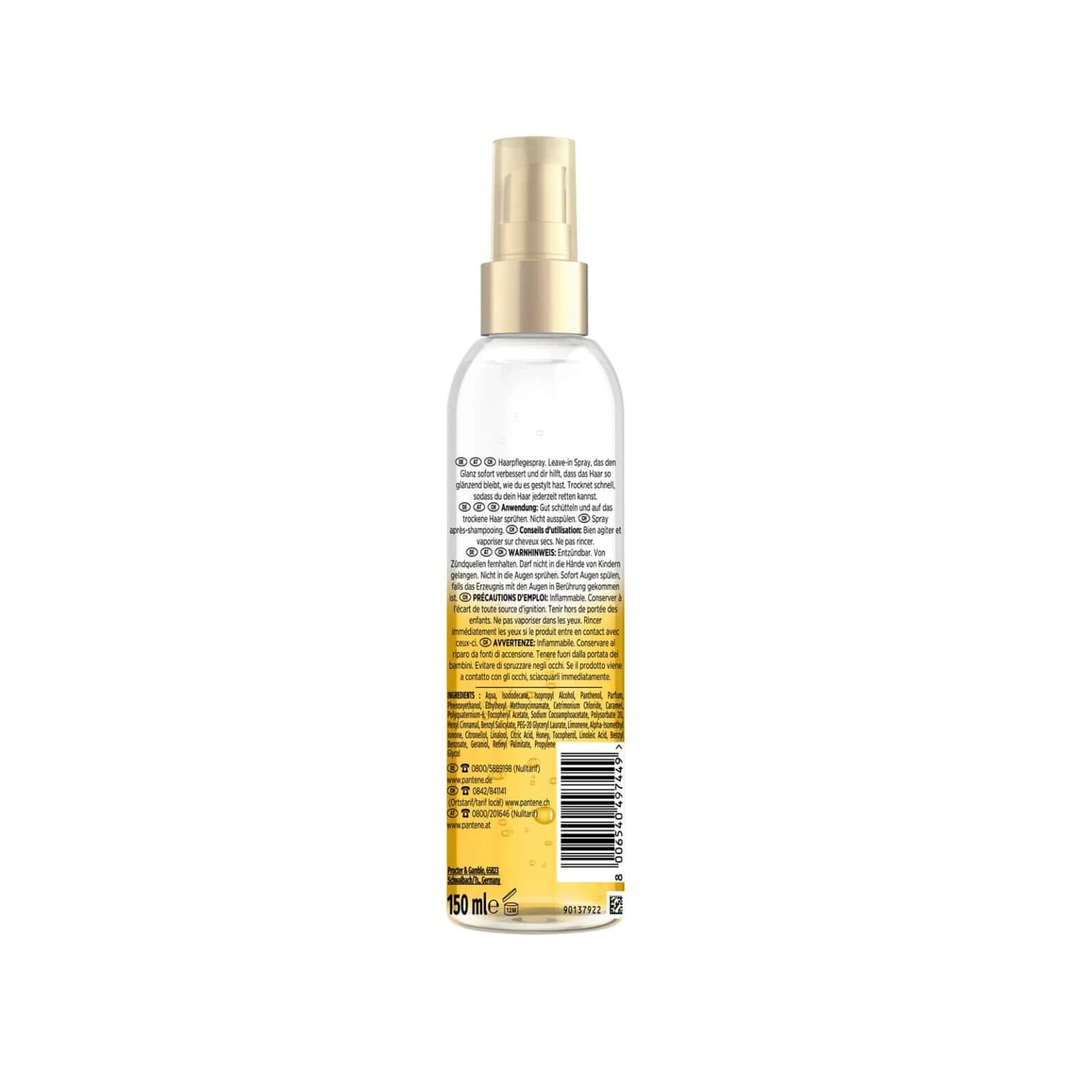 اسپری دو فاز مو پنتن مدل Shine Sos حجم 150 ml — تصویر ۲
