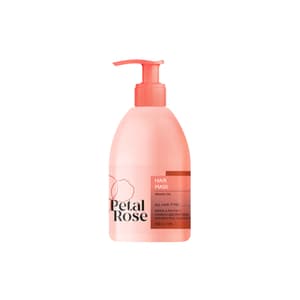 ماسک مو فاقد سولفات حاوی روغن آرگان مناسب انواع مو پتال رز Sulfate-free hair mask containing argan oil suitable for all hair types rose petals