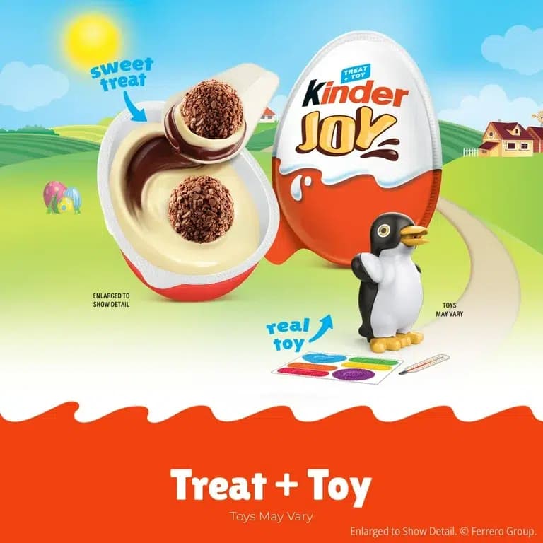 تخم مرغ شانسی کیندر جوی 16 تایی – Kinder Joy Surprise Eggs — تصویر ۳