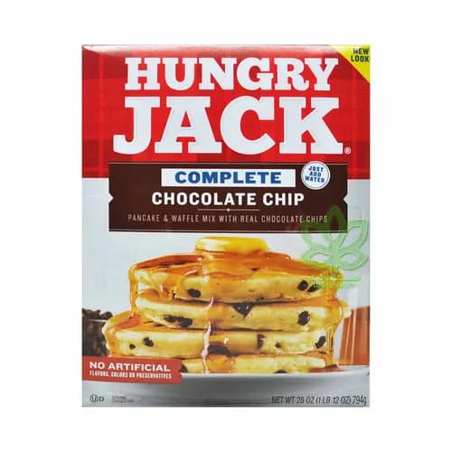 پودر پنکیک هانگری جک با شکلات چیپسی 794 گرم – Hungry Jack