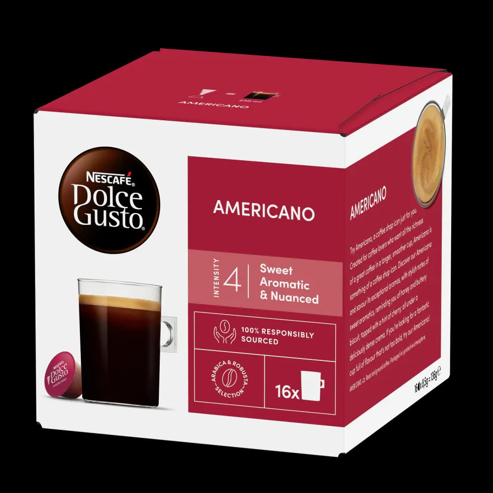 کپسول قهوه دولچه گوستو آمریکانو 16 عددی Dolce Gusto Americano