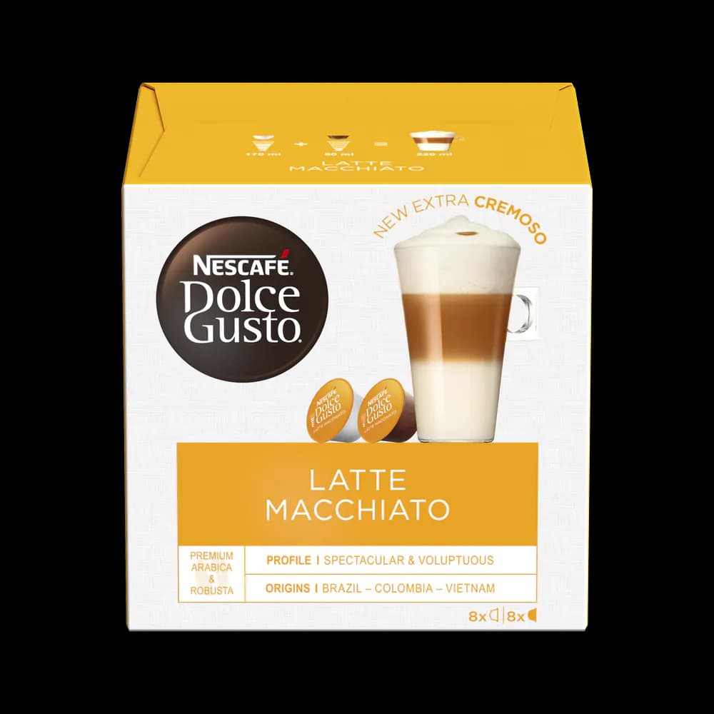 کپسول قهوه دولچه گوستو لاته ماکیاتو 16 عددی Dolce Gusto Latte Macchiato — تصویر ۲
