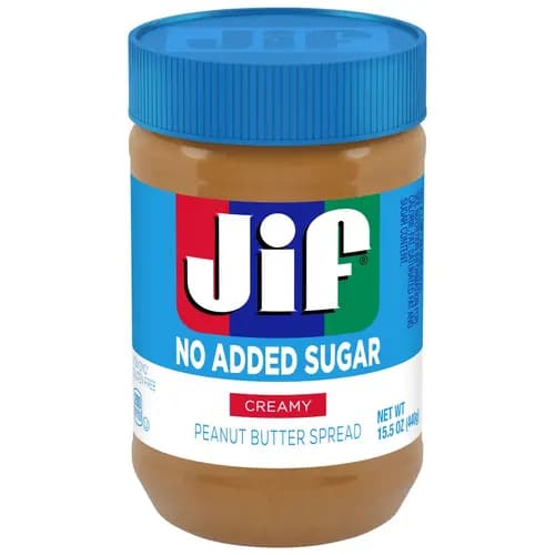 کره بادام زمینی جیف بدون شکر – Jiff Creamy No Added Sugar