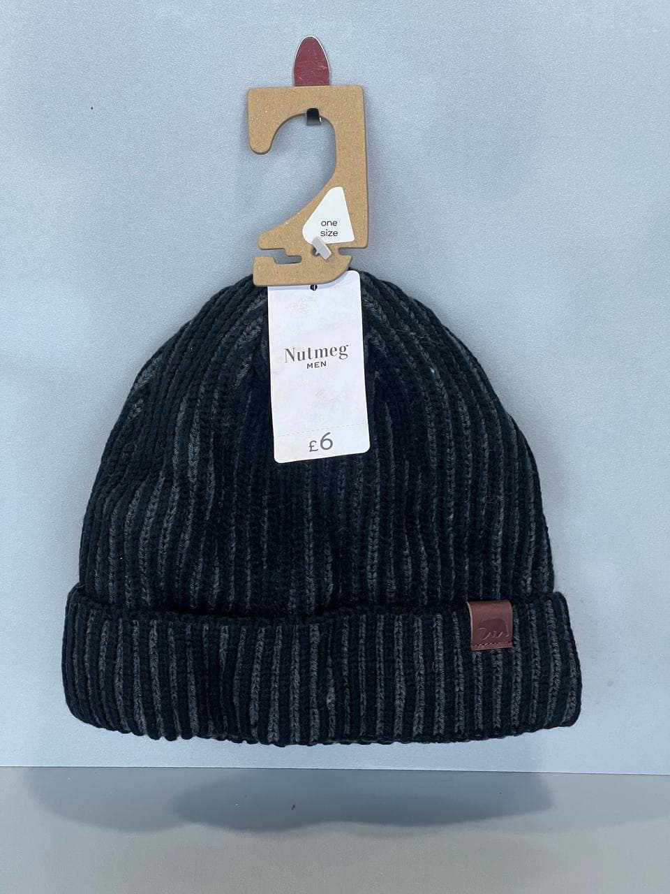 کلاه بافتنی مردانه Nutmeg مدل Ribbed
