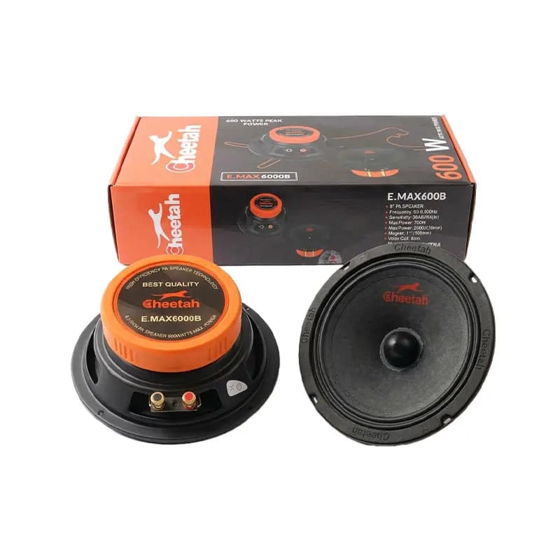 میدرنج 8 اینچ مدل E.MAX8000S/B توان 680 وات RMS و 800 وات پیک قدرت چیتا