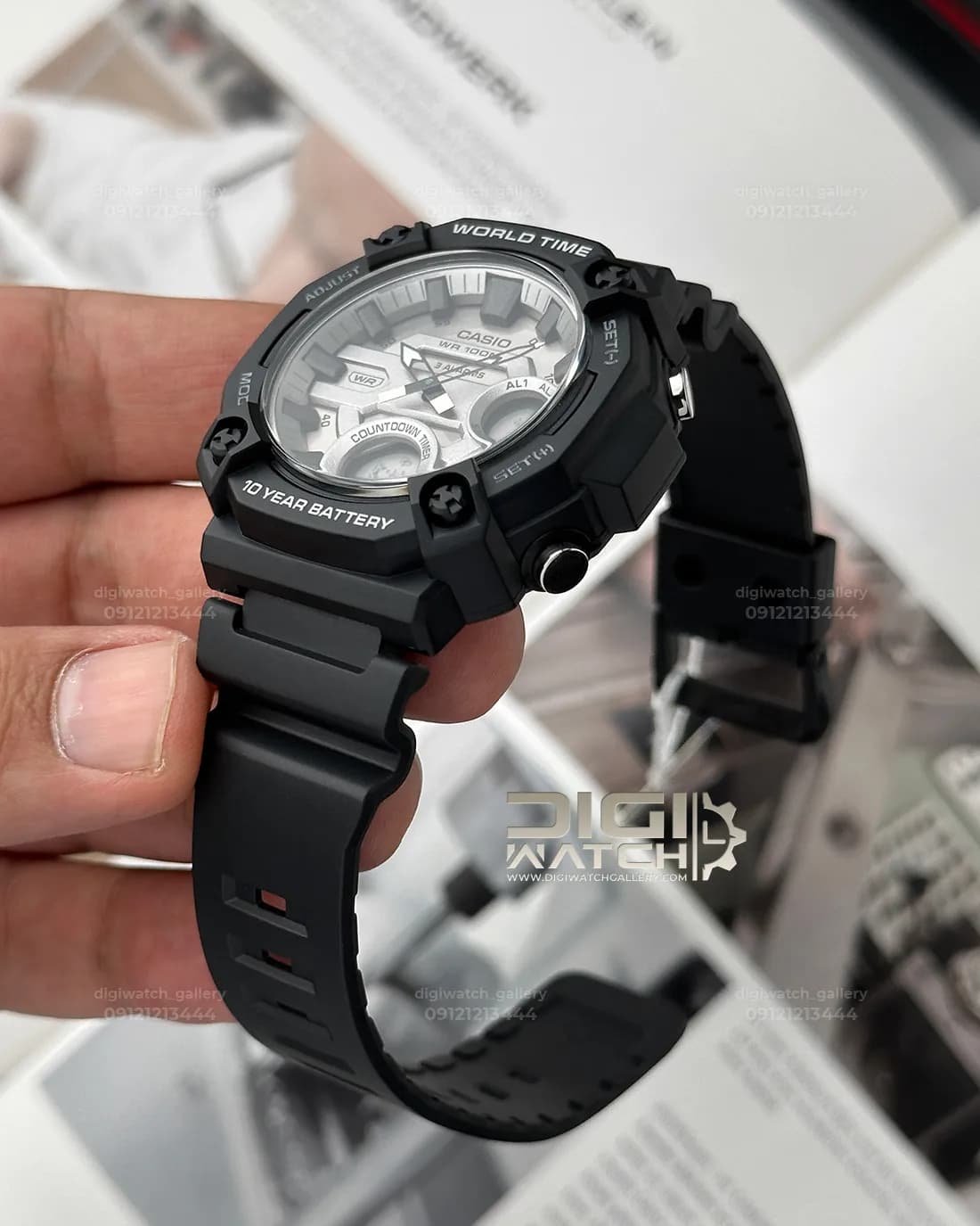 ساعت اورجینال مردانه کاسیو مدل Casio AEQ-120W-7AV — تصویر ۳