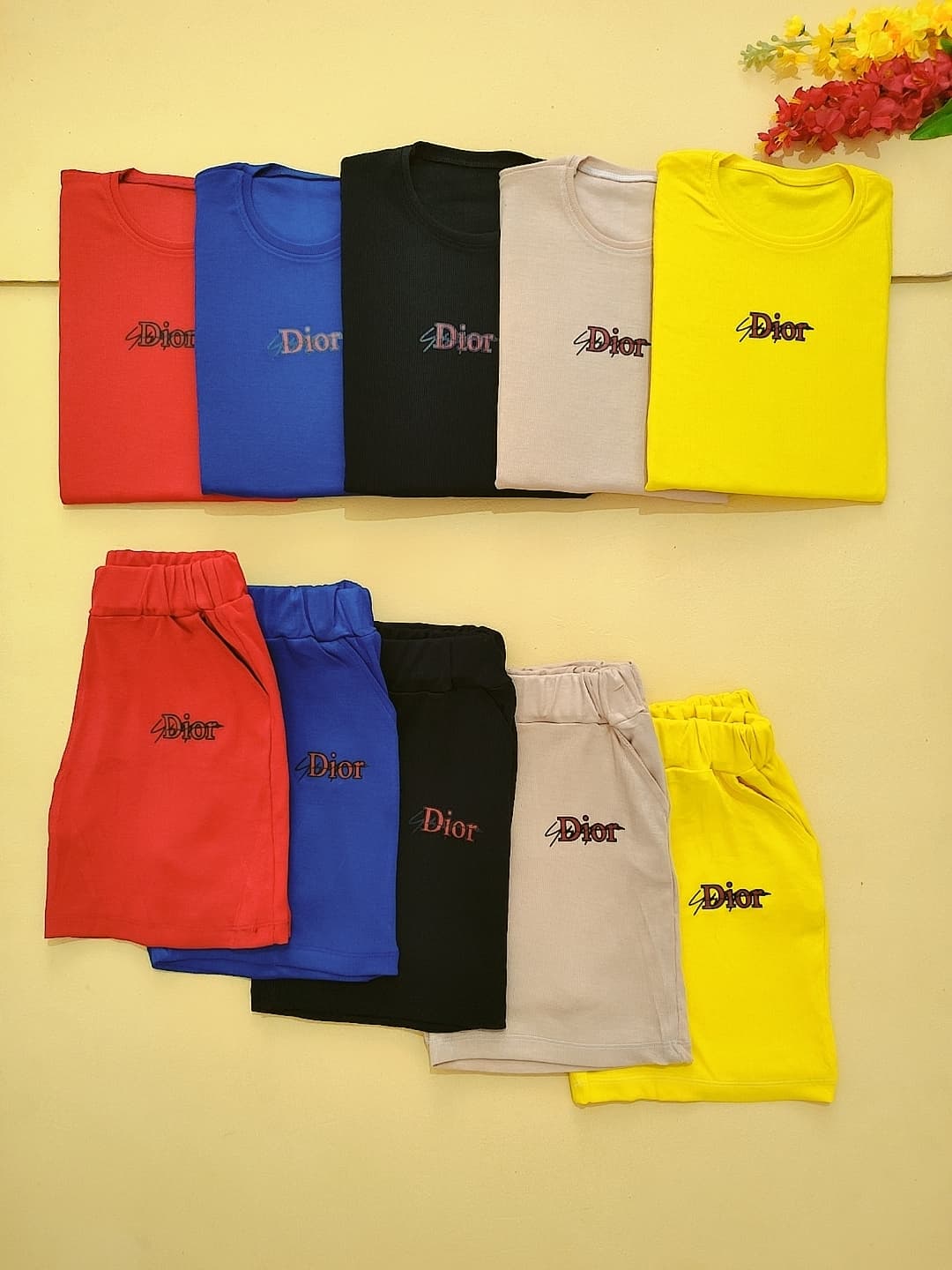 ست تیشرت و شورتک Dior