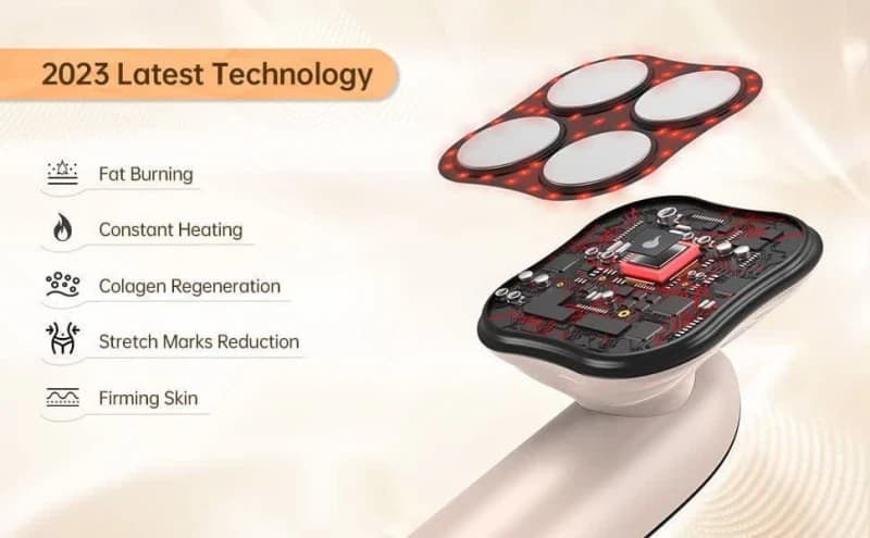 دستگاه چندکارهی لاغری و جوانسازی 2025 سلولیت ماساژور — تصویر ۴