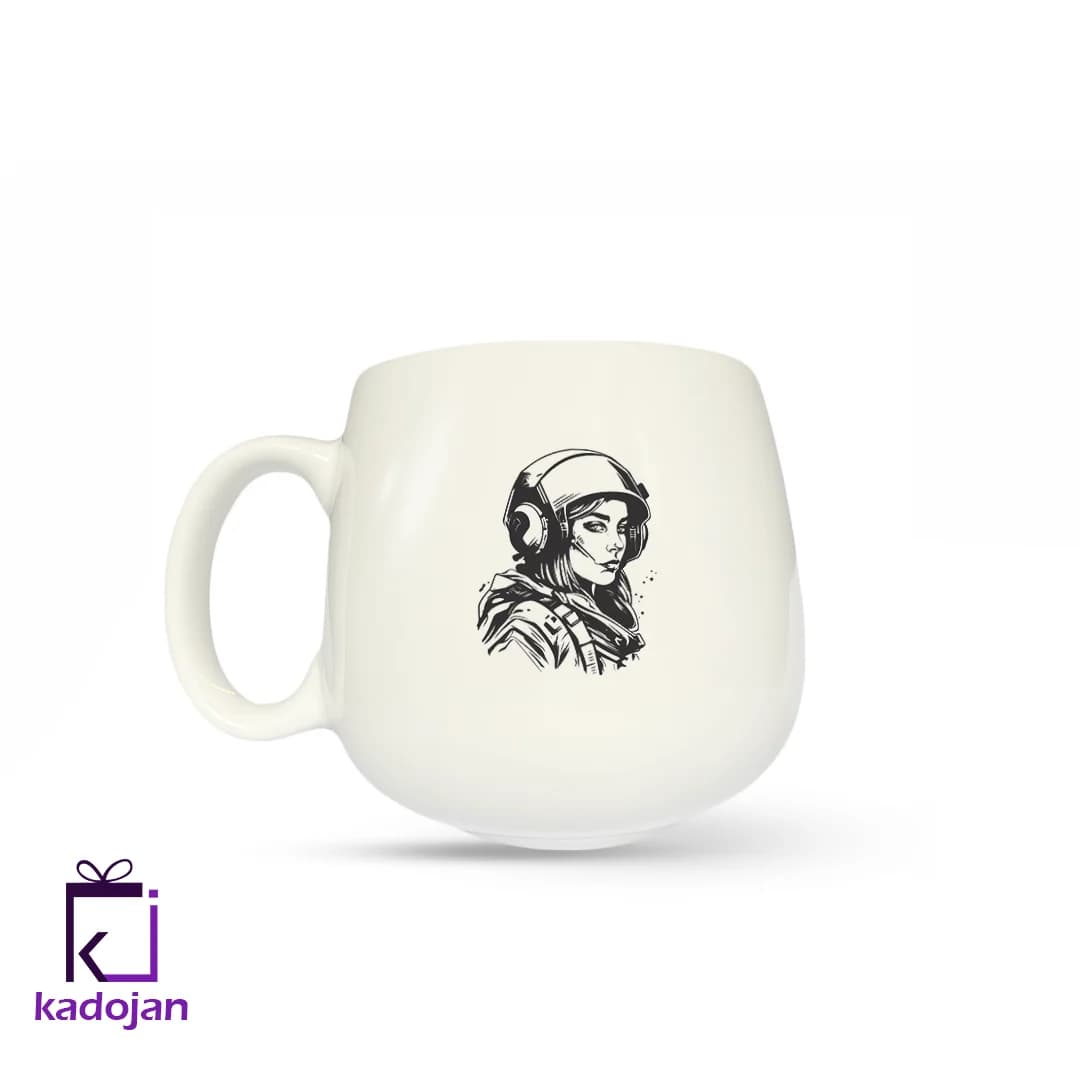 ماگ فانتزی طرح دخترونه کد 2210