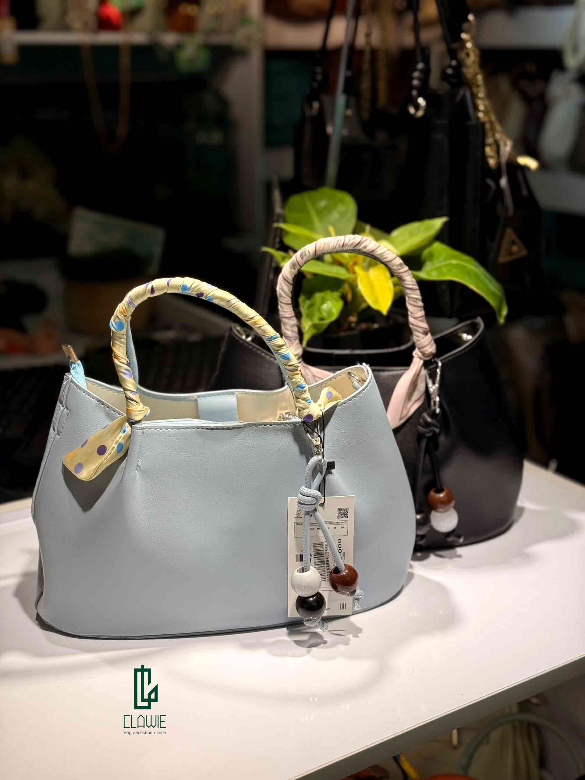 کیف دسته دار چرمی: زارا ساده — تصویر ۲
