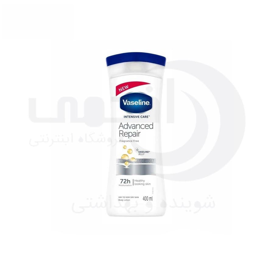 لوسیون بدن وازلین مدل Advanced Repair حجم 400میل