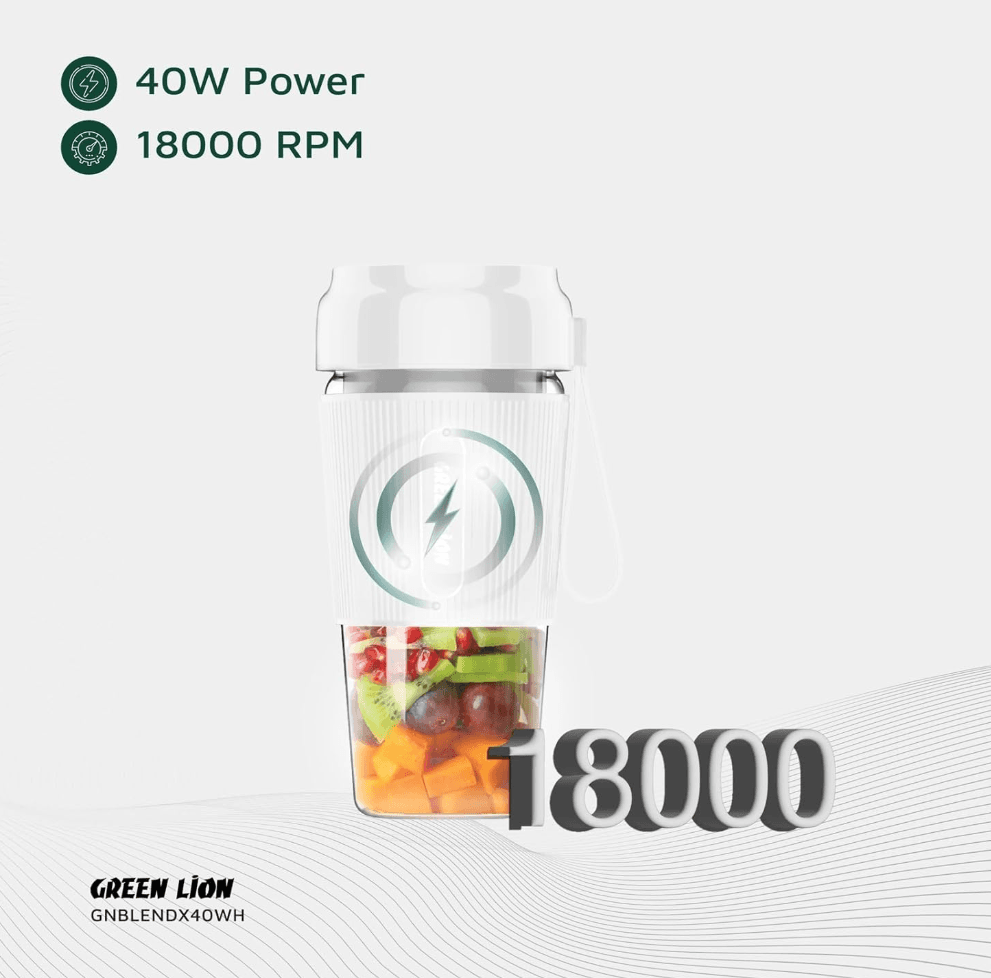 مخلوط کن شارژی گرین لاین Green Lion G-Blend X Portable Juicer — تصویر ۳