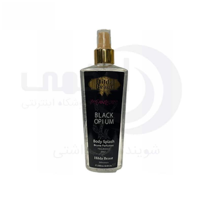 بادی اسپلش هیلدا بیوت BLACK OPIUM زنانه حجم 250 میل
