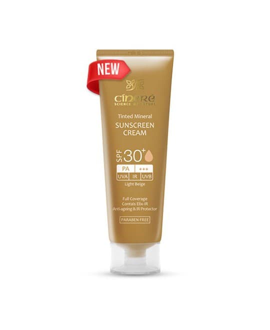 کرم ضد آفتاب رنگی +SPF30 سینره 50 میلی لیتر — تصویر ۲