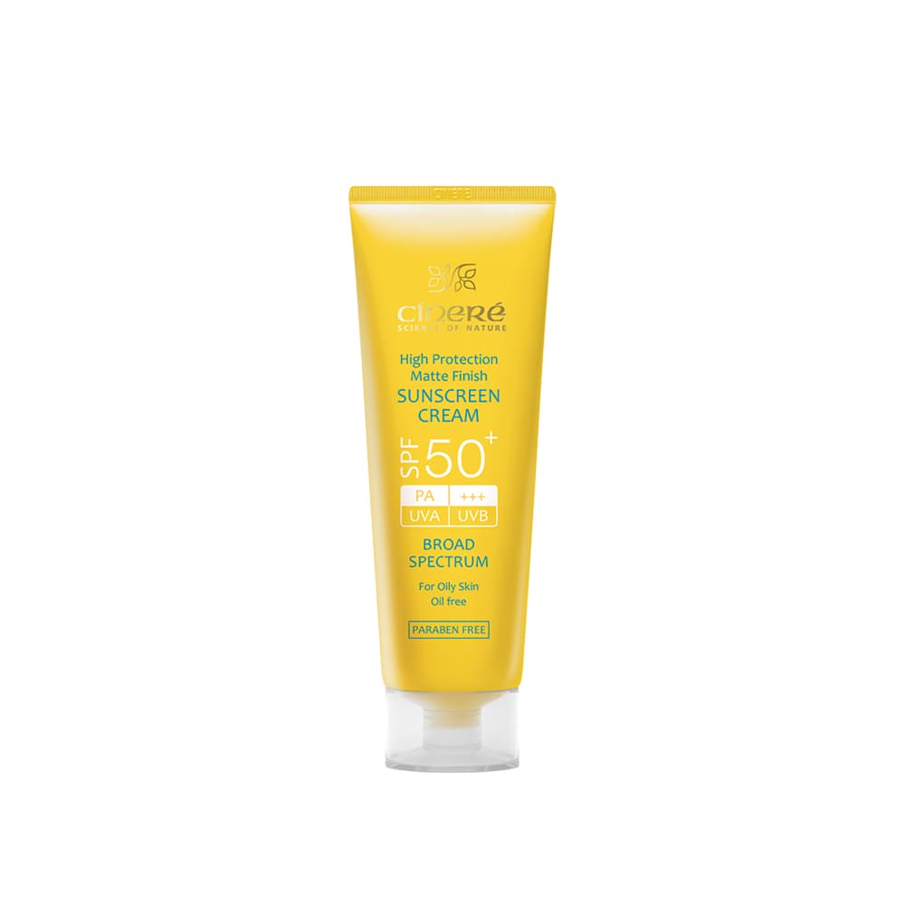 کرم ضدآفتاب بی رنگ سینره مدل SPF 50 مناسب پوست چرب — تصویر ۲