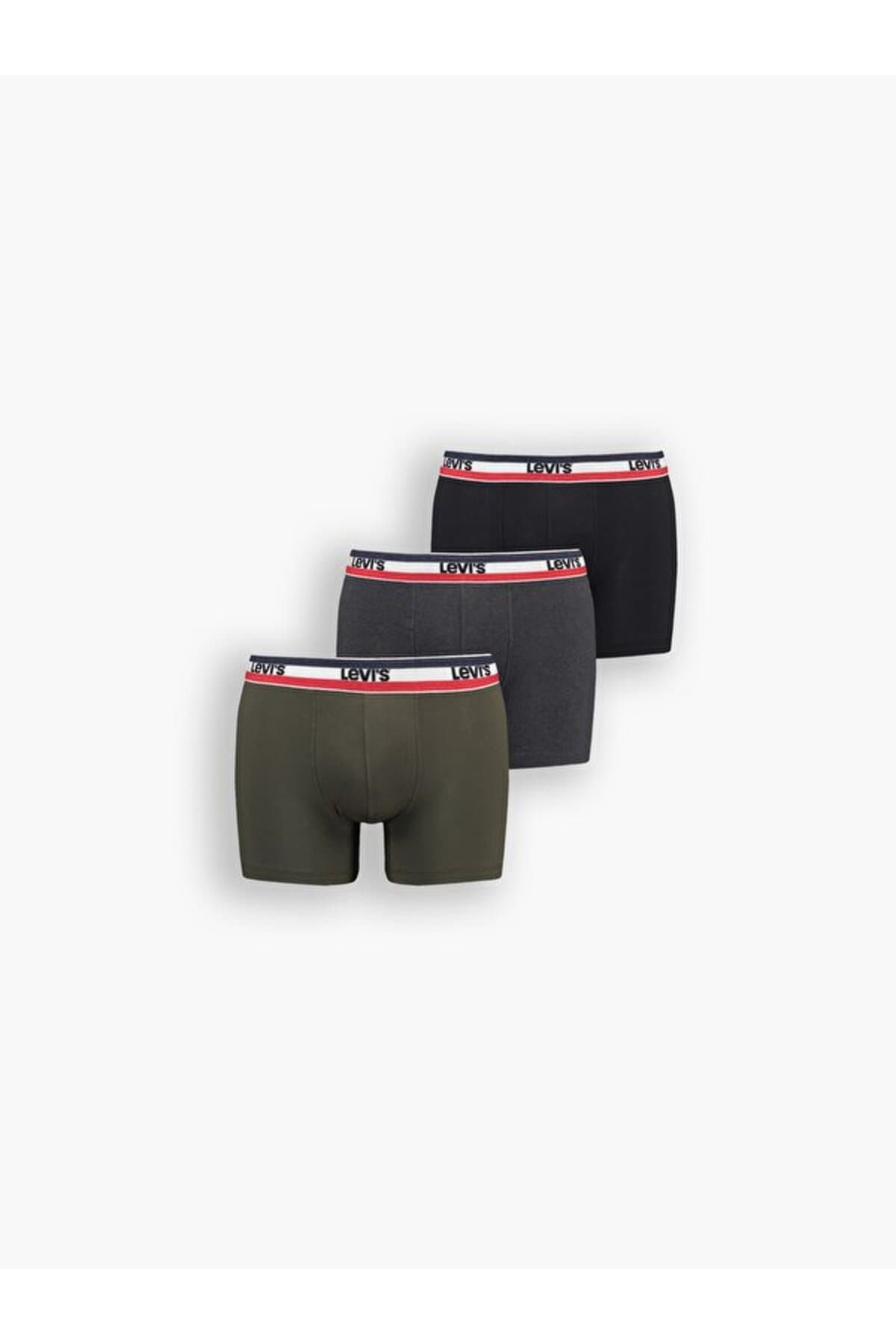 باکسر لیوایز مردانه پنبه ای سفید اسپرت Solid فاق نرمال اسپرت | Levi’s 3714908140 PK