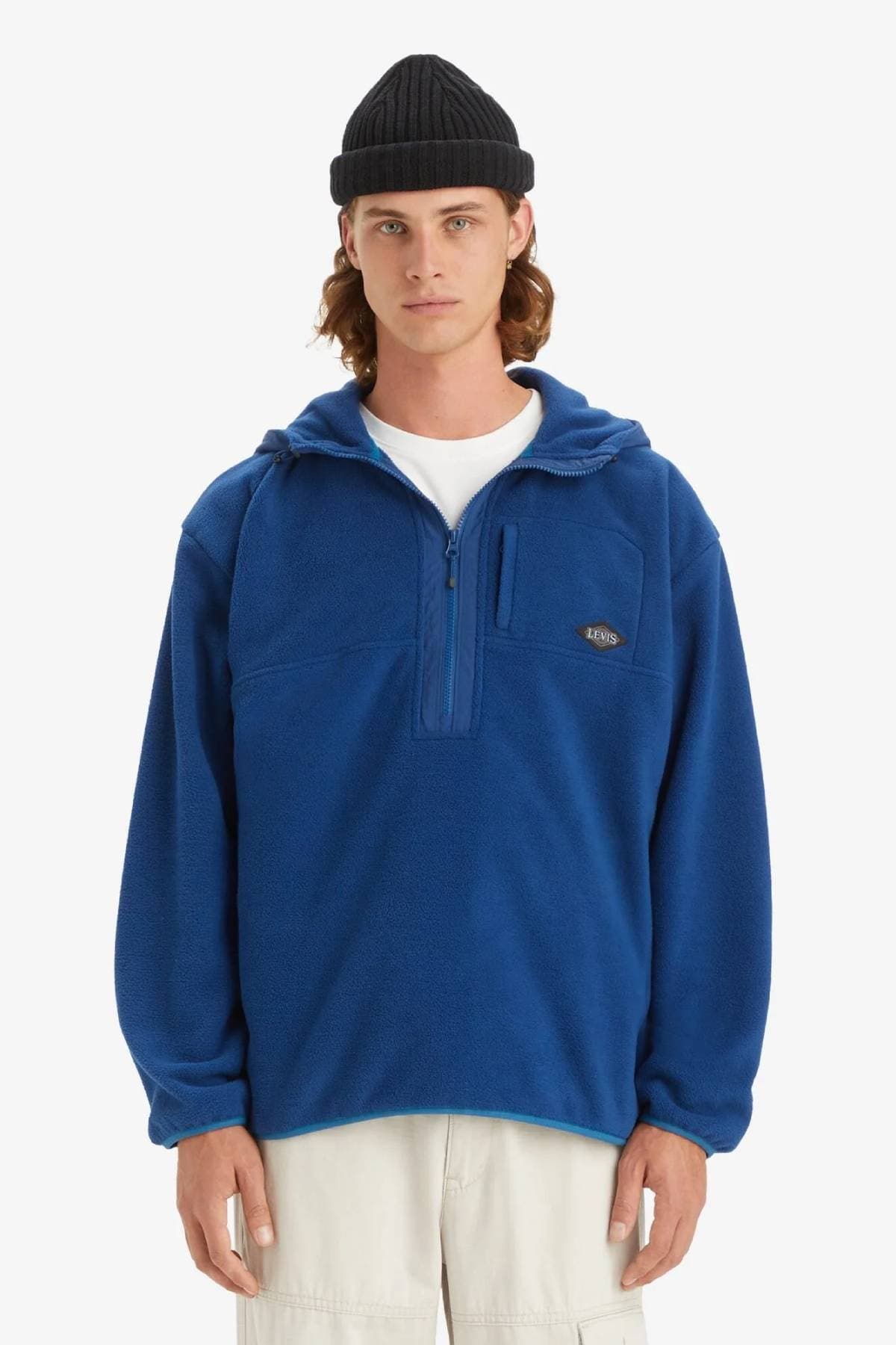 سویشرت لیوایز مردانه پنبه ای بژ راسته Relaxed/ریلکس بیسیک | Levi’s A726000000