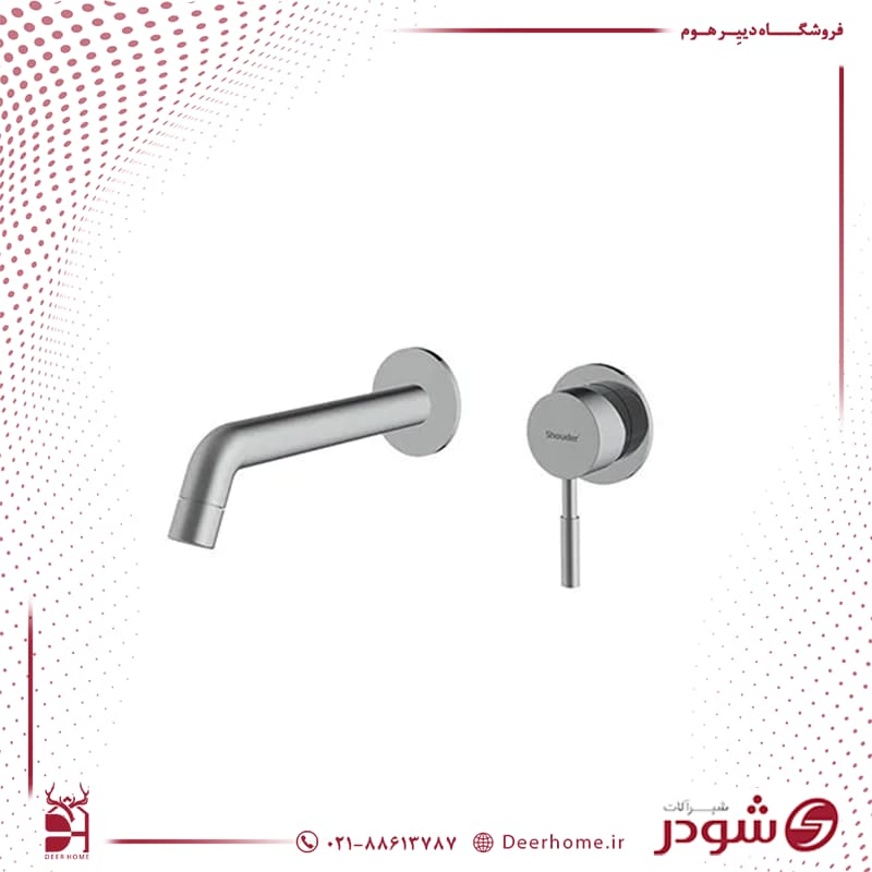 شیر روشویی توکار شودر مدل روگن