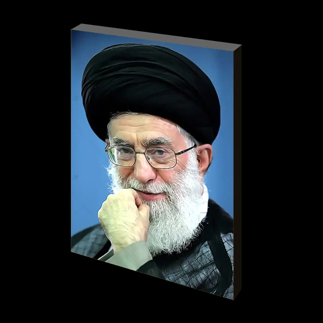 تابلو شاسی پرتره شهید سید علی خامنه ای مدل 2V60