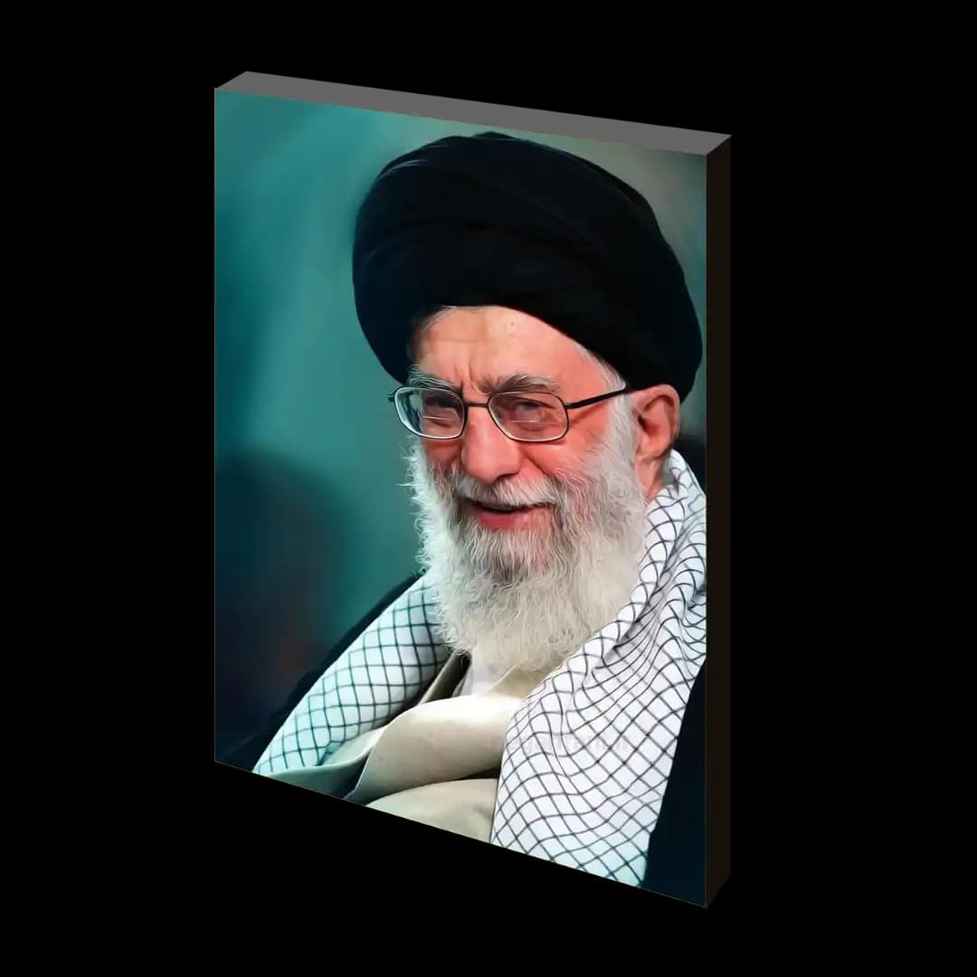 تابلو شاسی خندیدن رهبری شهید مدل 2V32