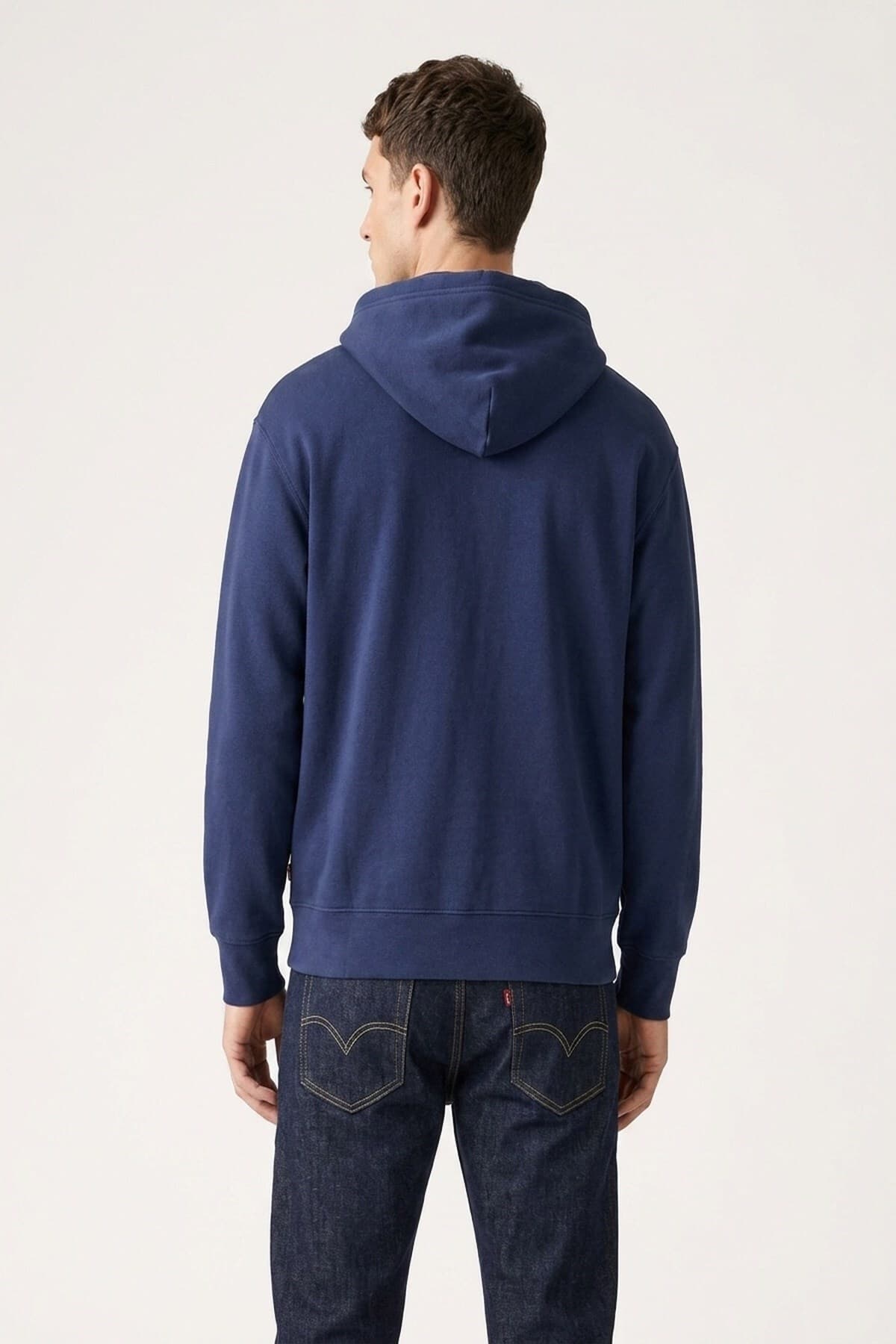 سویشرت لیوایز مردانه پاموک آبی راسته Regular/رگولار بیسیک کژوال/روزمره | Levi’s A777100010 TR — تصویر ۲