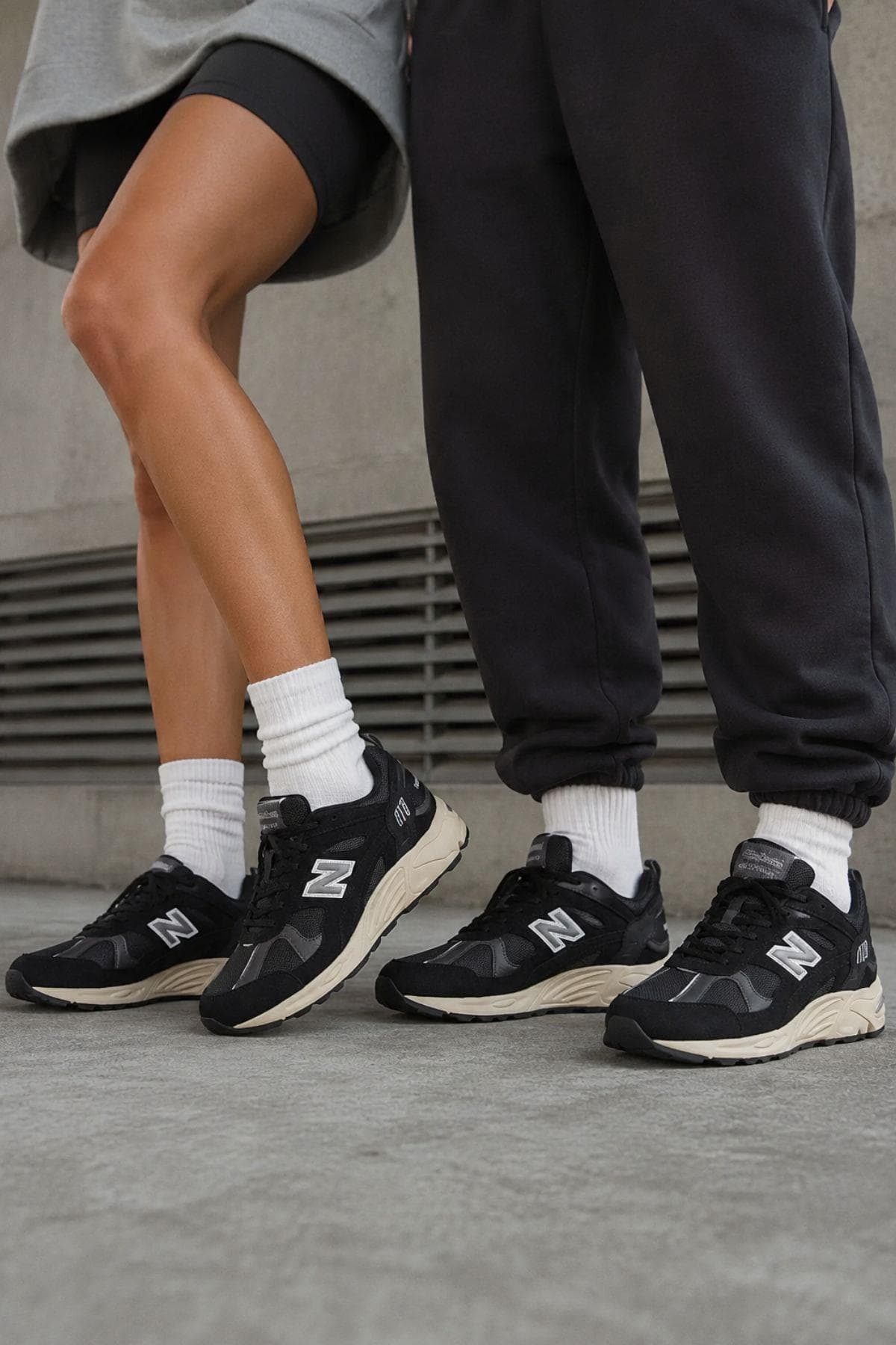 کفش اسنیکر نیو بالانس زنانه مشکی بیسیک راسته | New Balance ML408WG TR — تصویر ۲
