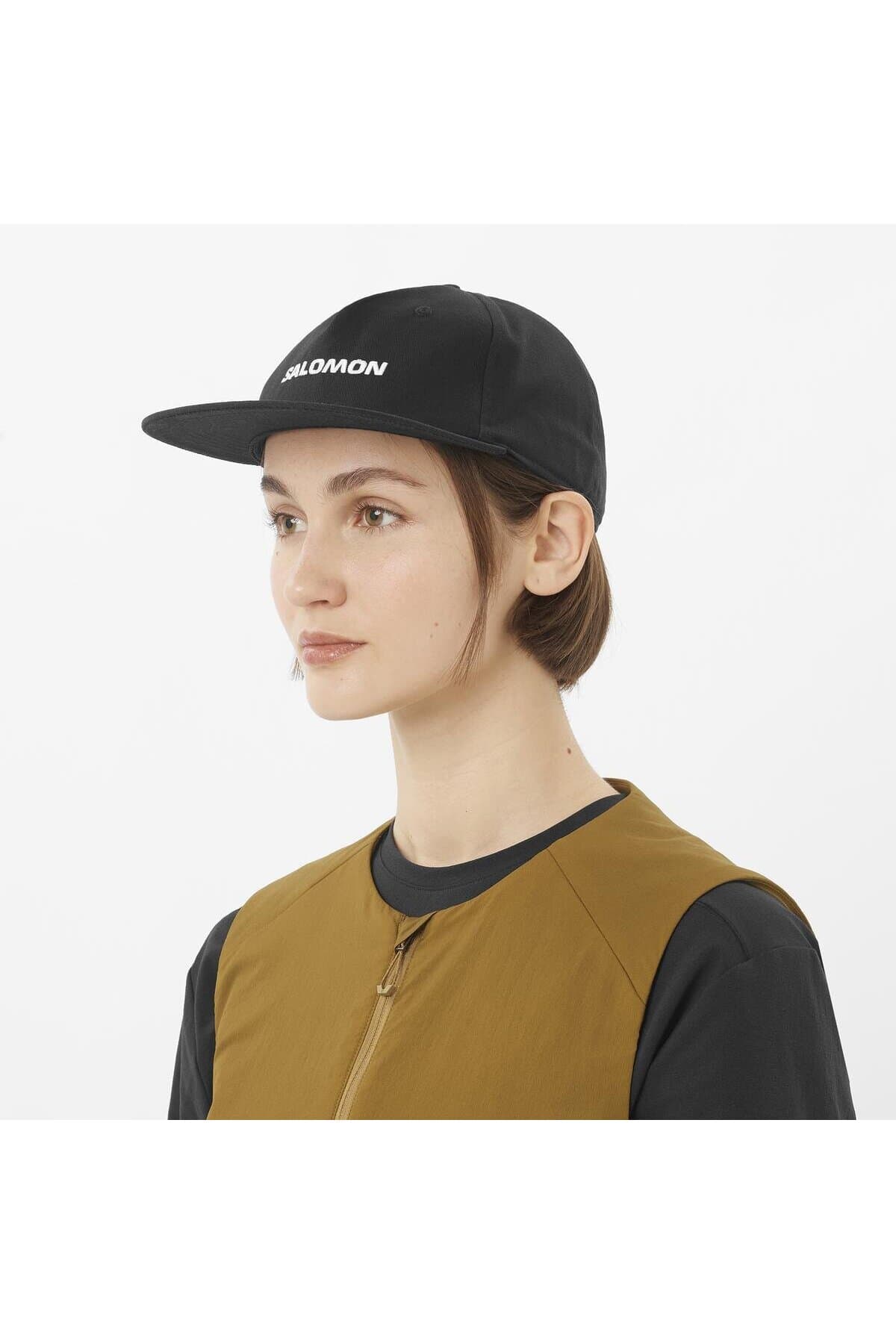 کلاه لبه دار سالومون زنانه پلی استر مشکی | Salomon LC2682900 CN — تصویر ۳