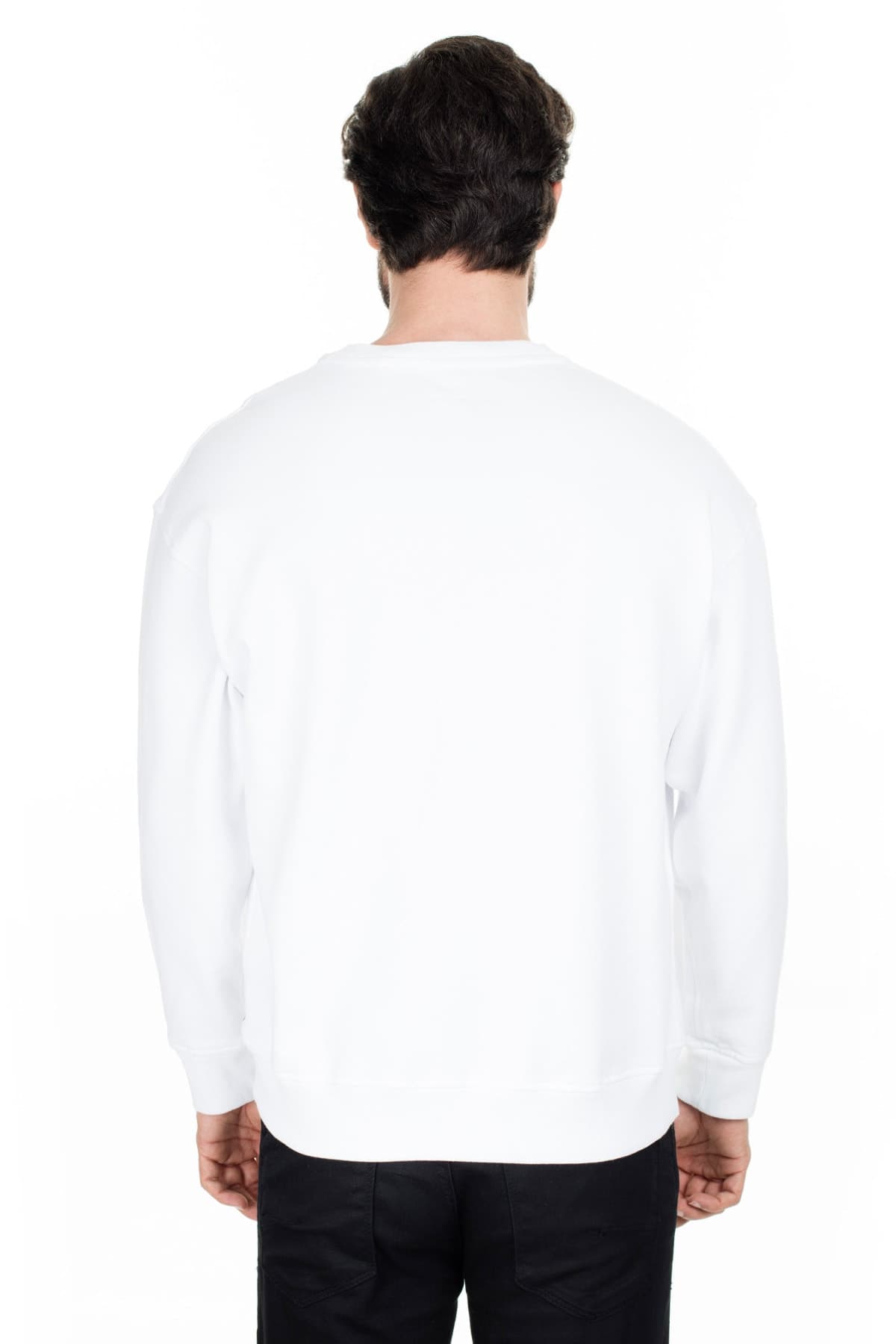 سویشرت لیوایز مردانه پنبه ای سفید راسته Regular/رگولار Daily/روزانه | Levi’s 85788-0000 TR — تصویر ۲