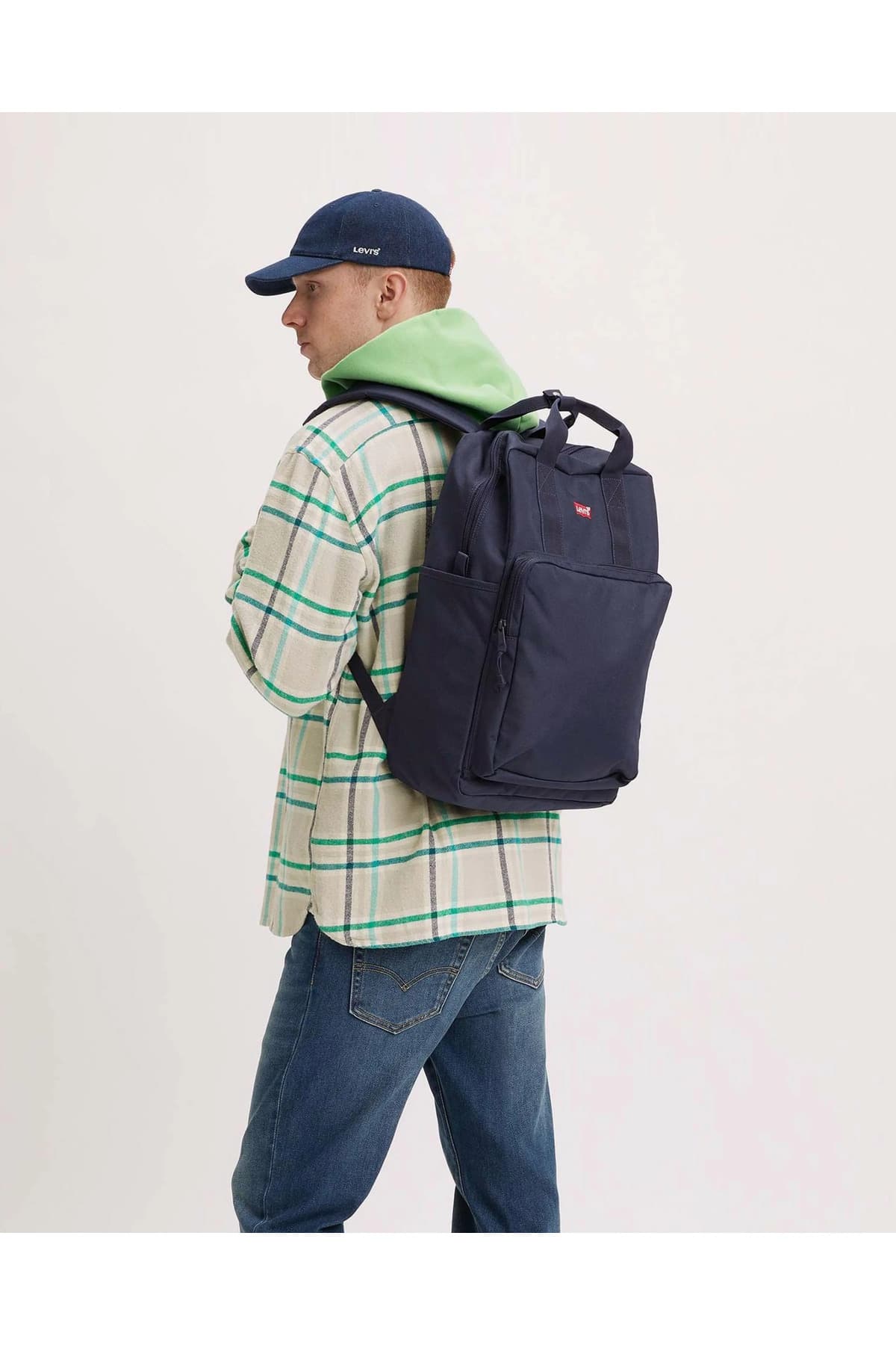 کوله پشتی لیوایز مردانه پلی استر آبی سرمه ای راسته کژوال/روزمره | Levi’s D7572-0002 TR — تصویر ۴