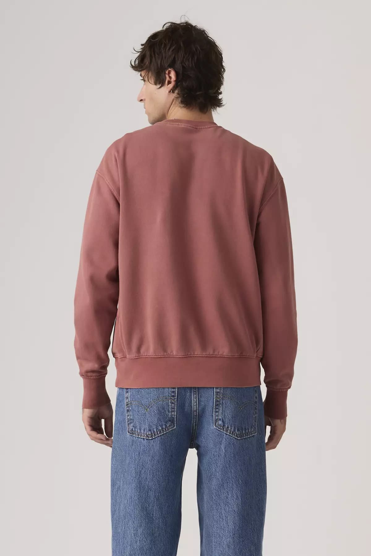 سویشرت لیوایز مردانه پاموک قرمز راسته Relaxed/ریلکس Relaxed/ریلکس کژوال/روزمره | Levi’s A9244-0041 PK — تصویر ۳